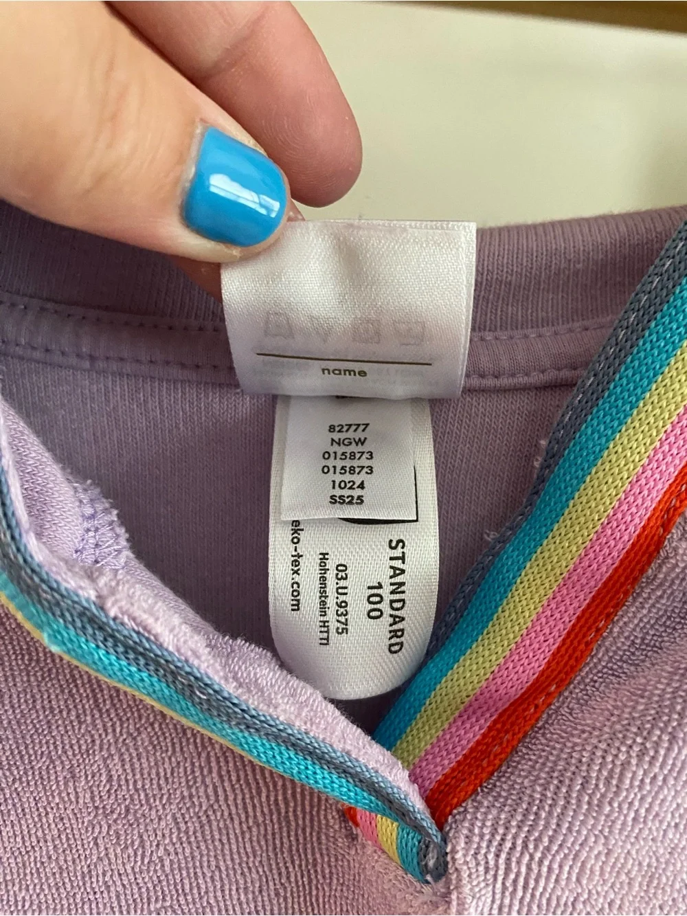 Hanna Andersson Lavender Purple Loop Terry Hoodie Swim Cover Up 8